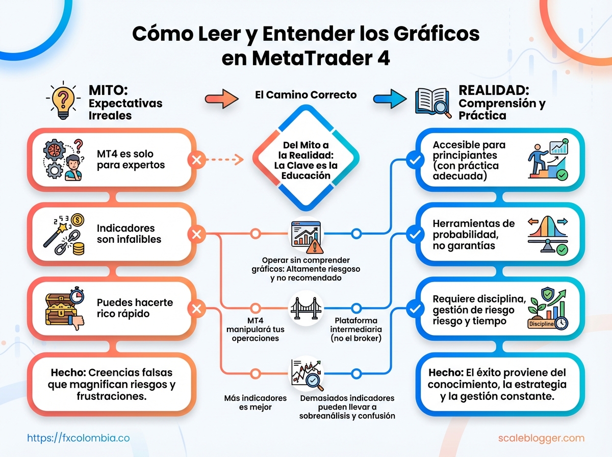 Cómo Leer y Entender los Gráficos en MetaTrader 4 - Colombia Forex Trading